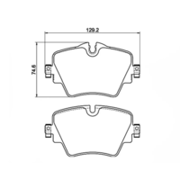 Zimmermann передние тормозные колодки для BMW X1/X2/X3/520d/Mini Clubman/Countryman S (F48/F39/G01/G30/F54/F60) (под 307/330мм диск)