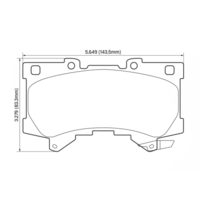 HAWK SuperDuty передние тормозные колодки для Toyota Land Cruiser 300/LC300 (2021+)