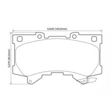 HAWK LTS передние тормозные колодки для Toyota Land Cruiser 300/LC300 (2021+)