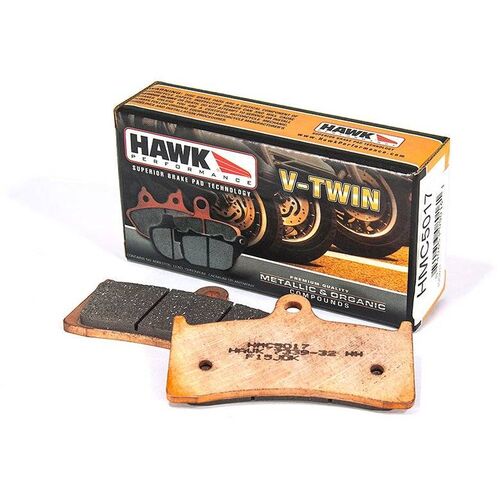Колодки тормозные HMC5017 HAWK Sintered Metallic, Buell M2 Cyclone, X1 Lightning 2000-2005;