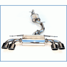 INVIDIA Q300 Выхлопная система с полированными наконечниками для VW GOLF 7R