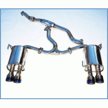 INVIDIA Выхлопная система Q300 с титановыми наконечниками для Subaru Impreza WRX STI sedan (2010+)