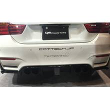 Kohlenstoff (реплика) карбоновый диффузор с LED-фонарем для BMW M3/M4 (F80/F82)