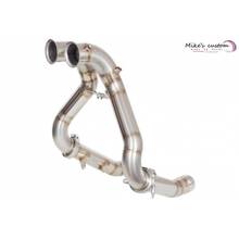 Mikes custom Даунпайпы со спорткатами Mitex E6-900 для Mercedes E63/E63s AMG (W213)