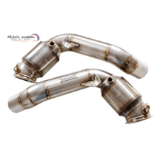Mikes custom даунпайпы со спорткатами для BMW M5/M6 (F10/F06/F12/F13) Mitex E6-750