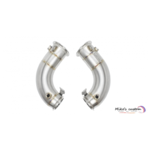 Mikes custom даунпайпы верхние 84мм (со спорт катами) для BMW M5 (F90) Mitex E6-750