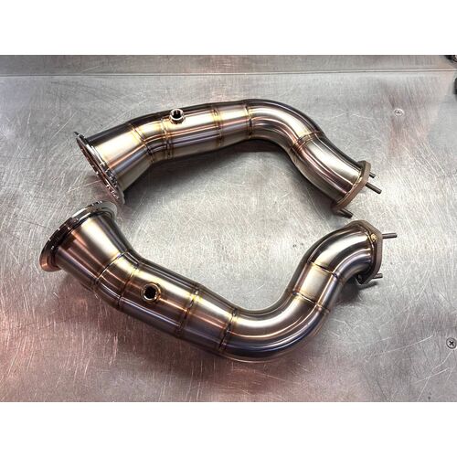 Mikes custom Даунпайпы 89мм для Porsche Cayenne turbo/gt 2017+