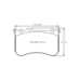 PAGID 8188-RSL29 Тормозные колодки RSL29 перед Mercedes 45 AMG W176CLA 45 AMG