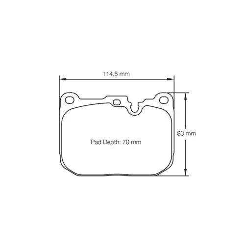 4931-RS29, PAGID RS29 передние тормозные колодки для BMW M2/M3/M4 (F87/F80/F82)