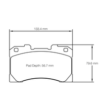 PAGID RSL29 передние тормозные колодки для Toyota Yaris GR (20+)