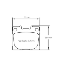 PAGID RSL29 задние тормозные колодки для Toyota Yaris GR (20+)