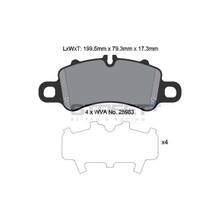 PAGID STREET+ передние тормозные колодки для Porsche 718 Cayman/Boxster/S/GTS 2.5/4.0L /911 (991.2) Carrera 4/GTS/911 (992) Carrera/4