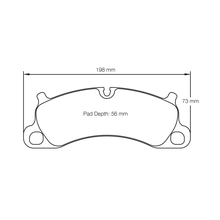 PAGID RSL1 передние тормозные колодки для Porsche 911 (991.1) Carera S/4S/GTS