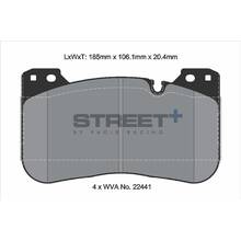 PAGID STREET+ передние тормозные колодки для BMW M5/M8/X5M/X6M (F90/F92/F95)