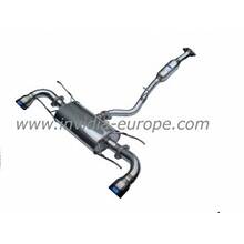 INVIDIA CB-HS04ZR8G3D Выхлопная система Q300 ROLLED TI TIP для MAZDA RX8