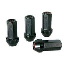 Rays колесные гайки открытые 35mm 17HEX  M12X1.25  (Black Chrome) (4шт)