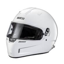 SPARCO 541MLWML =534 MLW +577 W Шлем с козырьком для автоспорта AIR PRO RF-5W Touring закрытый, FIA, HANS, белый, р-р M+