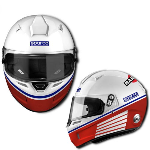 SPARCO 003345MR3L Шлем для автоспорта AIR PRO RF-5W MARTINI RACING. FIA. HANS. белый. р-р L (60) SPARCO 003345MR3L Шлем для автоспорта AIR PRO RF-5W MARTINI RACING. FIA. HANS. белый. р-р L (60)