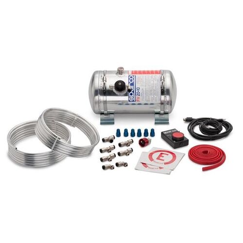 SPARCO Система пожаротушения FIA, электрическая, алюм., 4,25л, диам.160мм, пена