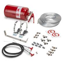 SPARCO Система пожаротушения механическая, FIA 2000, 4.25 л, пена AFFF, сталь