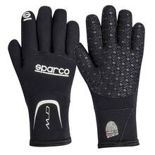 SPARCO 00258NR00XXS Перчатки для картинга CRW, неопрен дождь, черный, р-р XXS