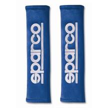 SPARCO 01090R3AZ Накладки на ремни тюнинг, 2 Sparco GT, синий, 2 шт