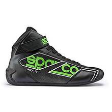 Sparco SHADOW KB-7 ботинки для картинга, черныйзеленый неоновый , р-р 43EUR10US9UK