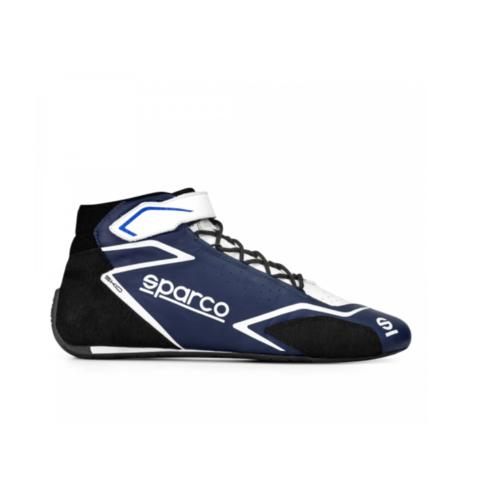 SPARCO 00127548BNBI Ботинки для автоспорта SKID. FIA 8856-2018. синий/чёрный/белый. р-р 48 SPARCO 00127548BNBI Ботинки для автоспорта SKID. FIA 8856-2018. синий/чёрный/белый. р-р 48
