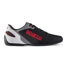 SPARCO 00126341NRRS Ботинки повседневные SL-17SH, кожа, чёрный,красный, р-р 41