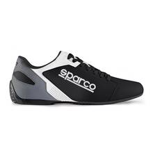 SPARCO 00126342NRBI Ботинки повседневные SL-17SH, кожа, чёрный,белый, р-р 42