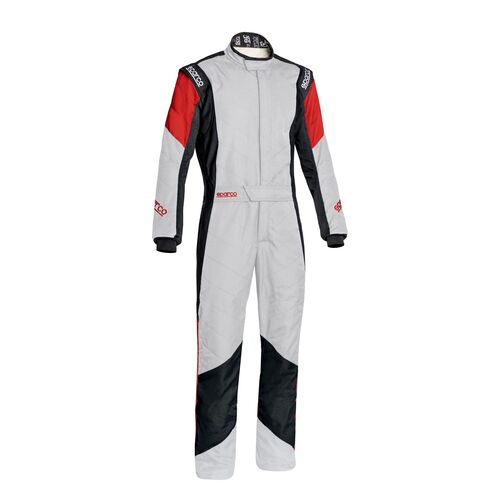 SPARCO 001127566BNRR Комбинезон для автоспорта GRIP RS-4, FIA, белыйчёрныйкрасный, р-р 66