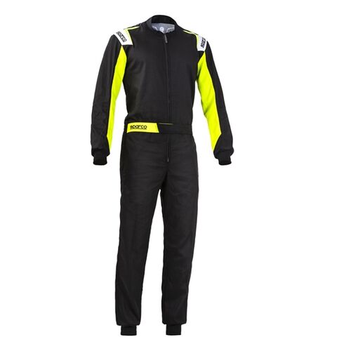 SPARCO 002343NRGF2M Комбинезон для картинга ROOKIE 2020. без омологации. чёрный/жёлтый. р-р M SPARCO 002343NRGF2M Комбинезон для картинга ROOKIE 2020. без омологации. чёрный/жёлтый. р-р M