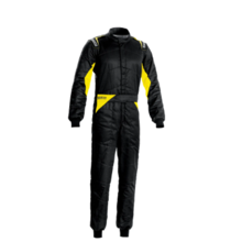 SPARCO Комбинезон R566 SPRINT омологация FIA8856-2018 / SFI 3.2A/5T р-р 52 черный/желтый