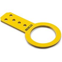 SPARCO 01627GI Буксирный крюк FIA, желтый, сталь, диам.80мм