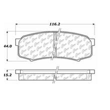 STOPTECH Задние тормозные колодки Street для Toyota Land Cruiser Prado 150/120/ Lexus GX460/GX470