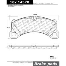 STOPTECH  Передние тормозные колодки  для Porsche Cayenne Turbo (958) / Panamera/ Macan Turbo (368mm)