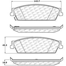 STOPTECH  Задние тормозные колодки Ceramic для Cadillac Escalade/ Chevrolet Tahoe/ GMC Yukon (2006-2016)