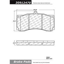 STOPTECH  Тормозные КОЛОДКИ ДЛЯ СУППОРТОВ AP-RACING CP5555/CP3894 / STOPTECH ST60