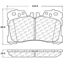 STOPTECH 105.12820 Тормозные колодки передние Ceramic для LEXUS LS 2007-2012