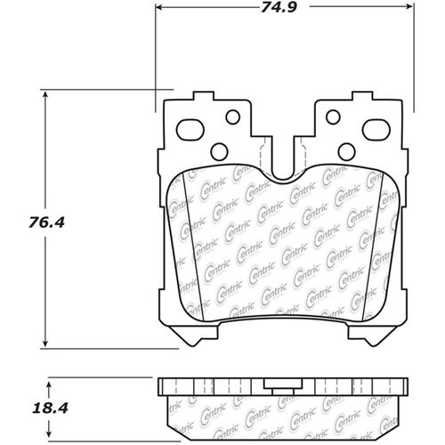 STOPTECH 105.12830 Тормозные колодки задние Ceramic для LEXUS LS 2007-2012