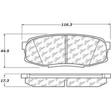 STOPTECH Street задние тормозные колодки для Toyota Land Cruiser 200/LEXUS LX570/LX450d