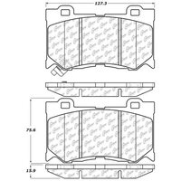 STOPTECH  передние тормозные колодки для Infiniti QX70/Q70/FX/G-series  Nissan 370z (Akebono)