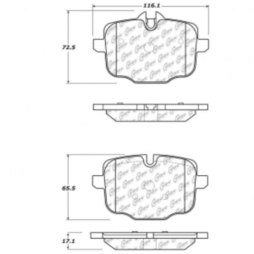 STOPTECH  Тормозные колодки задние для BMW M5/M6 (F10/F13)