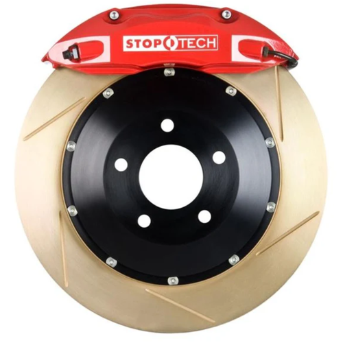 STOPTECH 83.836.0023.71 Тормозная система задняя 2PC с насечкой 328X28-ST22 суппорт красный для Subaru WRX 02-07