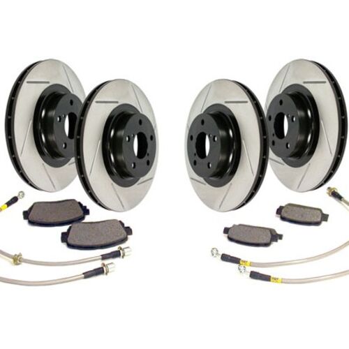 STOPTECH Тормозной комплект Stage-2 для Toyota Land Cruiser 200/Lexus LX570  (08-14) (диски, колодки и шланги, перед и зад) (2шт ком-т)