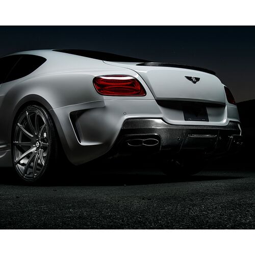 VORSTEINER 1801BOV Aero Rear Bumper DVWP-Carbon Fiber Diffuser, 2x2 Glossy для BENTLEY BR-10RS CONTI
