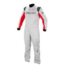 ALPINESTARS Комбинезон (FIA) GP START (серебро/красный, р-р 48)