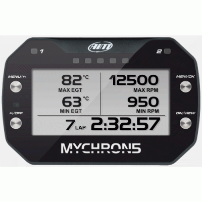 AIM X80M5TRM10 Mychron5 Телеметрия для картинга (GPS, wi-fi, обороты, датчик температуры)