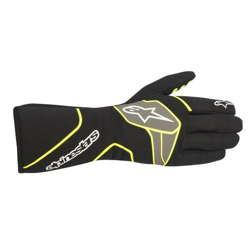 ALPINESTARS 3551020_155_L Перчатки для автоспорта TECH 1-RACE v2. FIA 8856-2018. чёрный/жёлтый. р-р L ALPINESTARS 3551020_155_L Перчатки для автоспорта TECH 1-RACE v2. FIA 8856-2018. чёрный/жёлтый. р-р L
