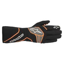ALPINESTARS 3551020_156_L Перчатки для автоспорта TECH 1-RACE v2. FIA 8856-2018. чёрный/оранжевый. р-р L